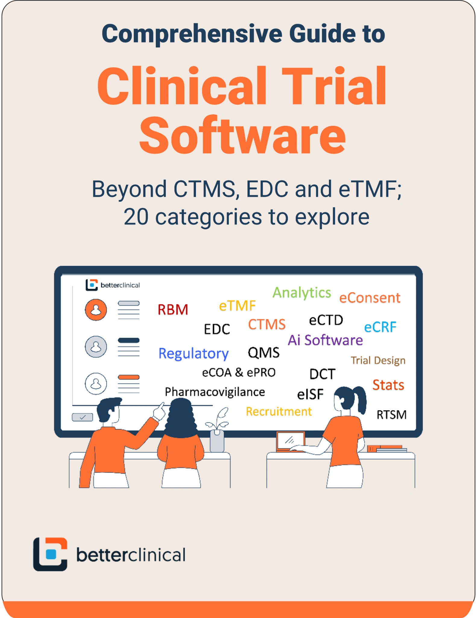 clinical trial software, report, cover page, illustration, betterclinical