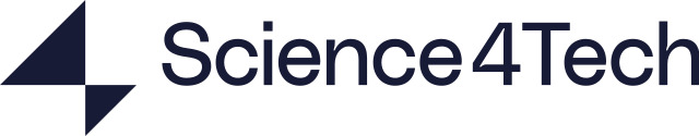 scientific4 tech logo, black