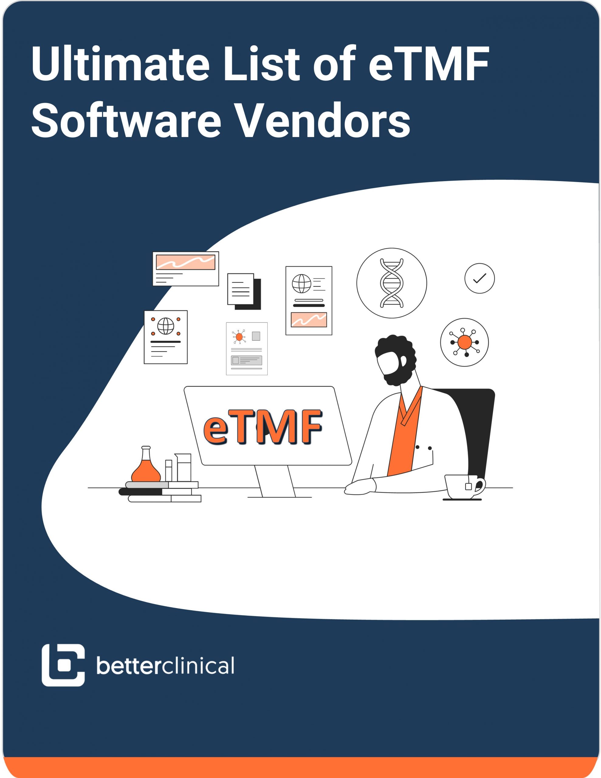 eTMF software vendor list, eGuide, illustration