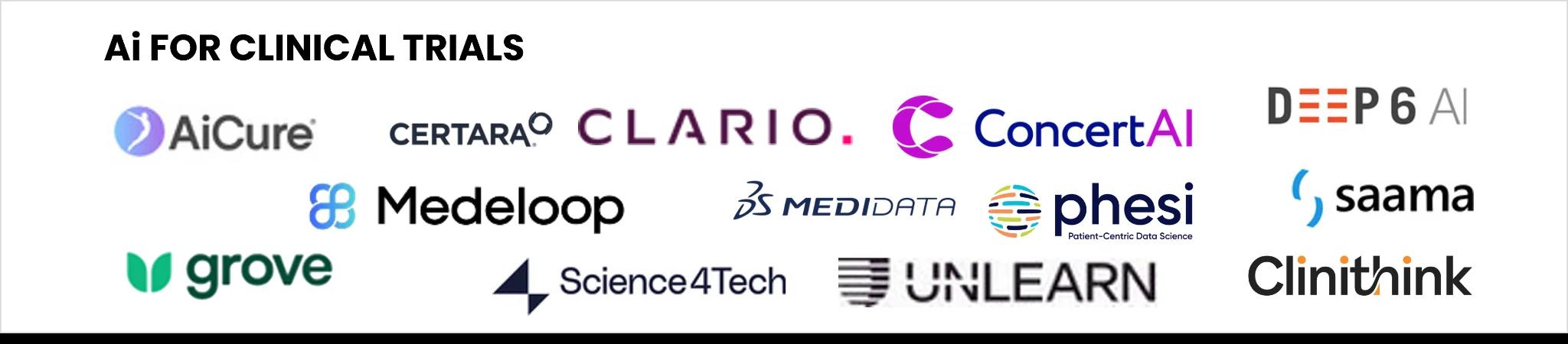 Ai software for clinical trials, ai vendors for clinical trials, best ai software for clinical trials