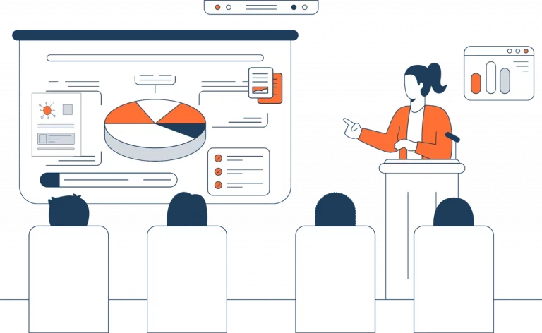 Content Marketing training, illustration, life science marketing