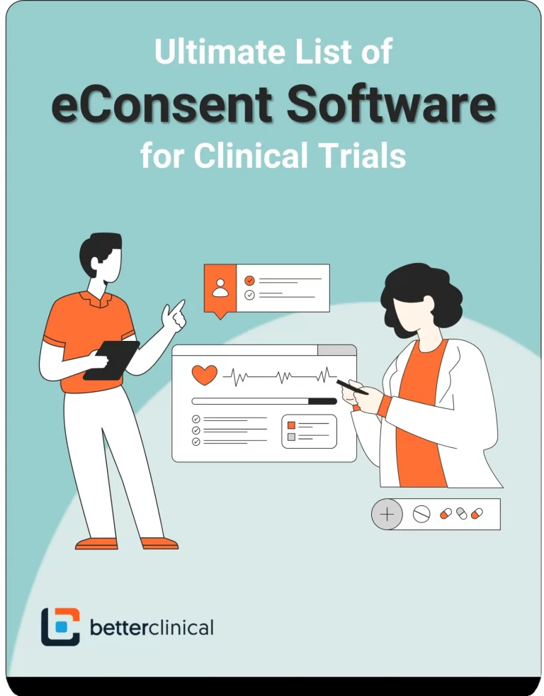 eConsent software cover, illustration, clinical trial software, betterclinical, best eConsent software